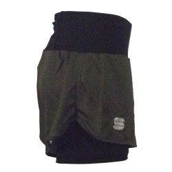 Kvinner Shorts Sportful Cardio W Shorts olive-svart